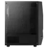Aerocool SCAPEBKV3 Gaming ATX Case Front RGB LED Tempered Glass 3x ARGB Fans Must