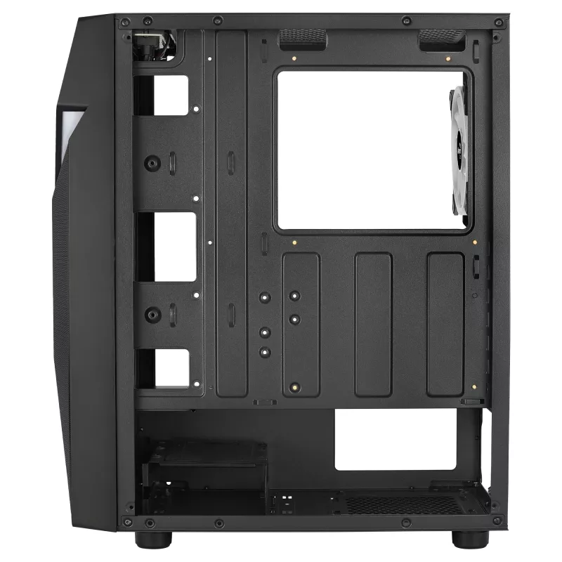 Aerocool SCAPEBKV3 Gaming ATX Case Front RGB LED Tempered Glass 3x ARGB Fans Must
