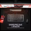 Axagon HMC-KB-GE, USB 5Gbps jaam koos klaviatuuriga, HDMI 4K/60Hz, 3x USB-A, SD/mSD, heli, PD 100, Saksa paigutus