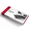 Axagon HMC-KB-GE, USB 5Gbps jaam koos klaviatuuriga, HDMI 4K/60Hz, 3x USB-A, SD/mSD, heli, PD 100, Saksa paigutus