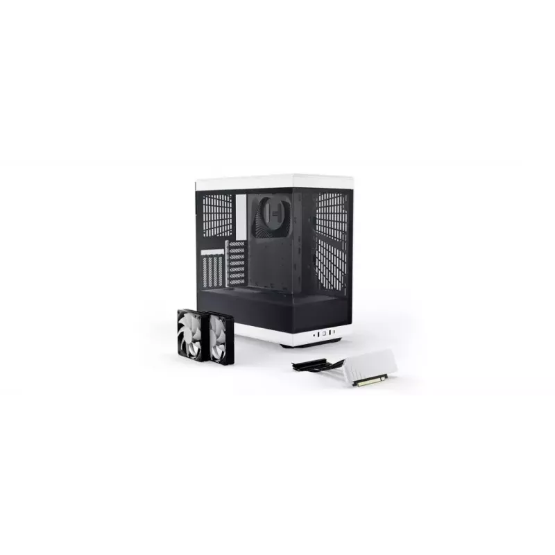 PC-korpus HYTE Y40 Midi Tower Must, Valge