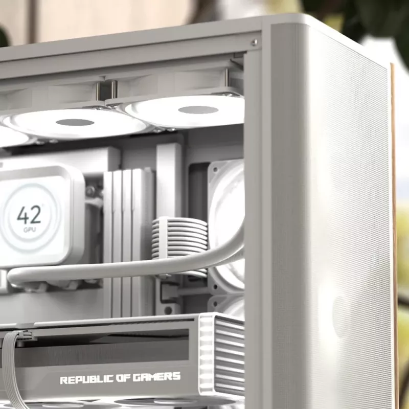 Aerocool D501A Midi Tower Must, Wood