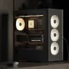 Aerocool D501A Midi Tower Must, Wood