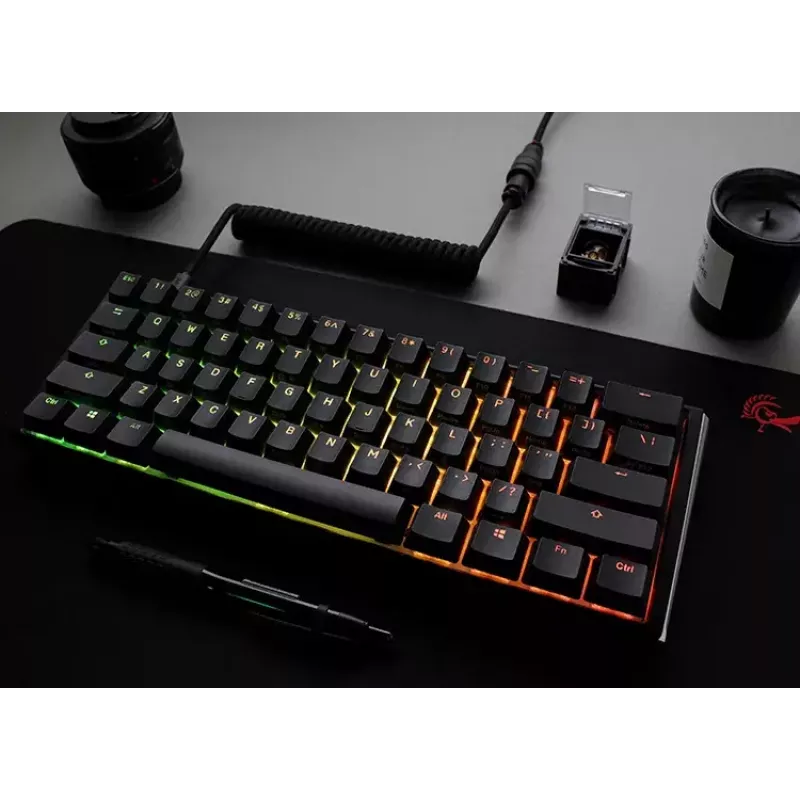Ducky One 3 Classic Mini klaviatuur mängimiseks USB mehaaniline 61 klahvi RGB