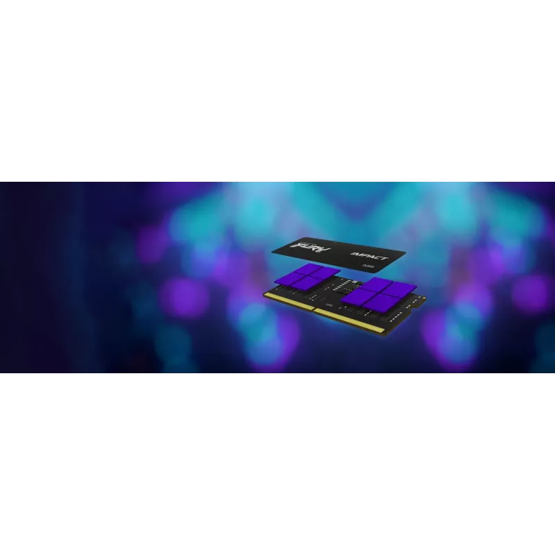 Kingston Technology FURY 16GB 6400MT/s DDR5 CL38 SODIMM Impact XMP
