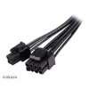Adapterkaabel Akasa AK-CBPW22-15 — 8-kontaktiline EPS 4-kontaktilisele ATX-le, 15 cm