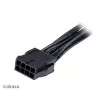 Adapterkaabel Akasa AK-CBPW22-15 — 8-kontaktiline EPS 4-kontaktilisele ATX-le, 15 cm