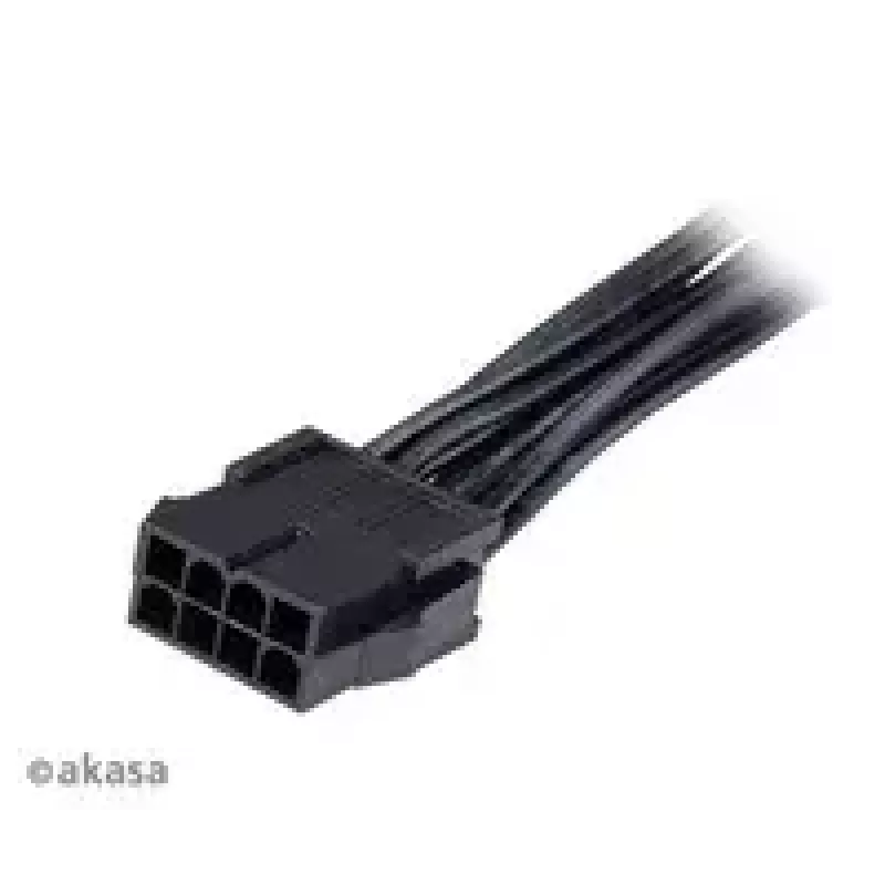 Adapterkaabel Akasa AK-CBPW22-15 — 8-kontaktiline EPS 4-kontaktilisele ATX-le, 15 cm