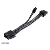 Adapterkaabel Akasa AK-CBPW22-15 — 8-kontaktiline EPS 4-kontaktilisele ATX-le, 15 cm