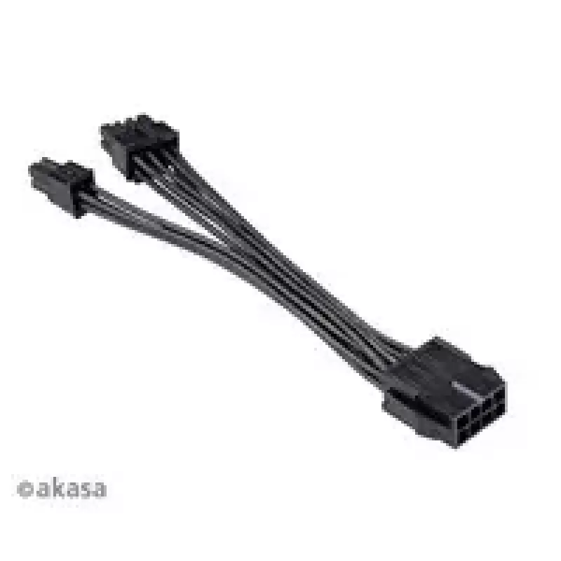 Adapterkaabel Akasa AK-CBPW22-15 — 8-kontaktiline EPS 4-kontaktilisele ATX-le, 15 cm