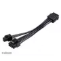 Adapterkaabel Akasa AK-CBPW22-15 — 8-kontaktiline EPS 4-kontaktilisele ATX-le, 15 cm