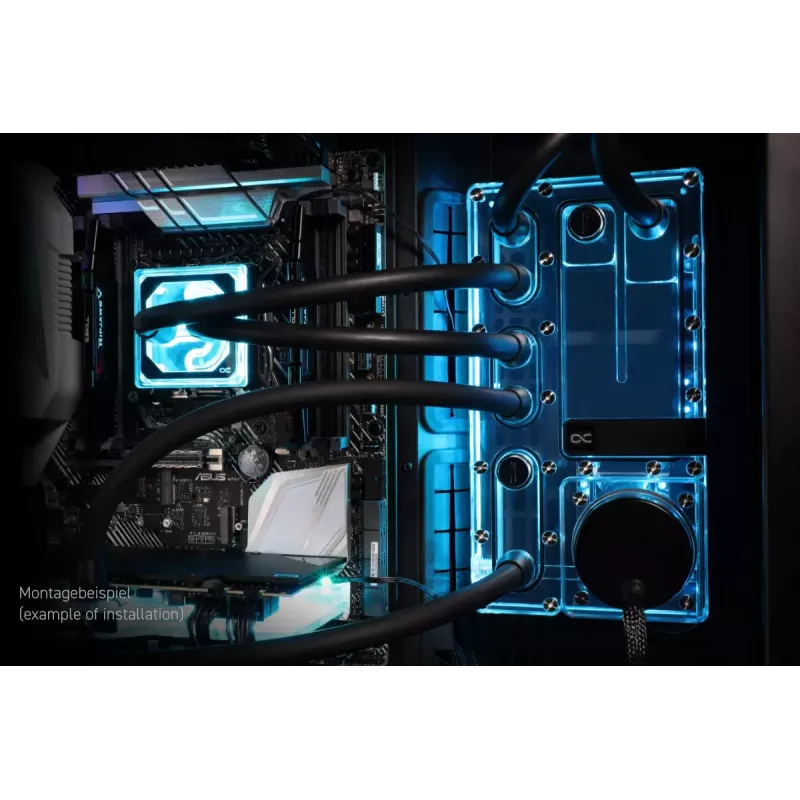 Pump ja reservuaar Alphacool Core Distro Plate Must Transparent Acrylic Aluminium Ceramic Synthetic