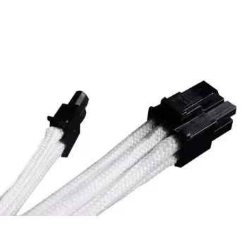 PCI-E 8pin(6+2) kaabel Silverstone SST-PP07-PCIW 0,25m