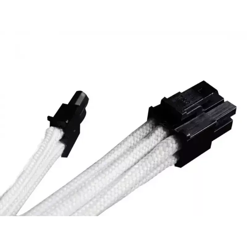 PCI-E 8pin(6+2) kaabel Silverstone SST-PP07-PCIW 0,25m
