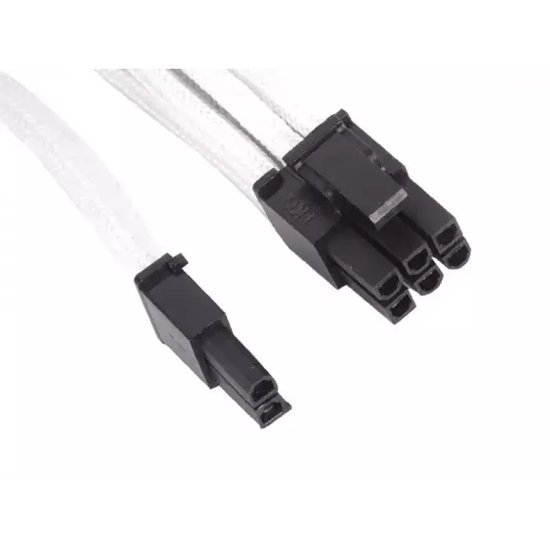 PCI-E 8pin(6+2) kaabel Silverstone SST-PP07-PCIW 0,25m