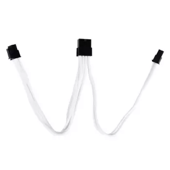 PCI-E 8pin(6+2) kaabel Silverstone SST-PP07-PCIW 0,25m