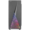 Aerocool DELTABKV1 ATX PC Case RGB Front Full Side Window 12cm Fan Must