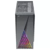 Aerocool DELTABKV1 ATX PC Case RGB Front Full Side Window 12cm Fan Must