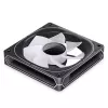 Jonsbo FR-505BR 12 cm ventilaator, must valge, 800–1800 RPM, 47,2 CFM