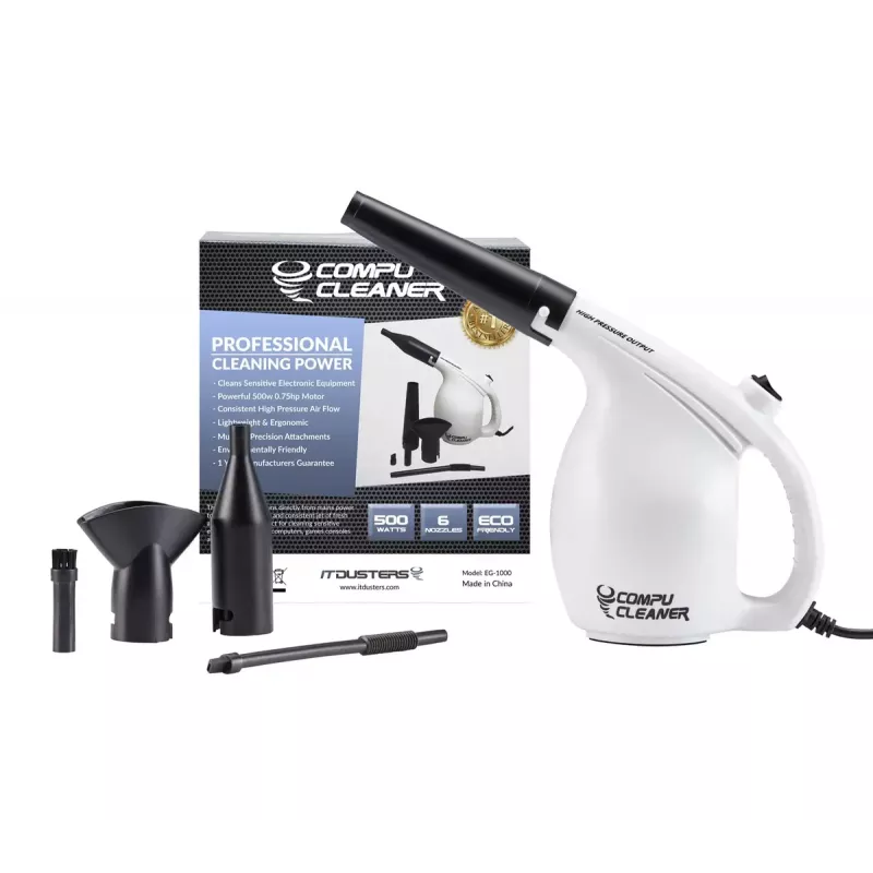 Compu Cleaner IT Dusters EG-1000 500 W Must Valge 240 V