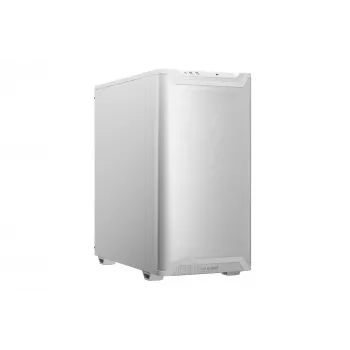 PC korpus be quiet! PURE BASE 501 Airflow Midi Tower valge — ATX, 3×140 mm ees, 1×140 mm taga, 5×2,5 tolli, 2×3,5 tolli, USB‑C, PWM tugi