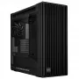 PC-korpus ASUS ProArt PA602 Midi Torn Must — ATX/EATX tugi, karastatud klaas, 2x200 mm esiventilaatorid, 360 mm ülemine radiaator, GPU kuni 450 mm