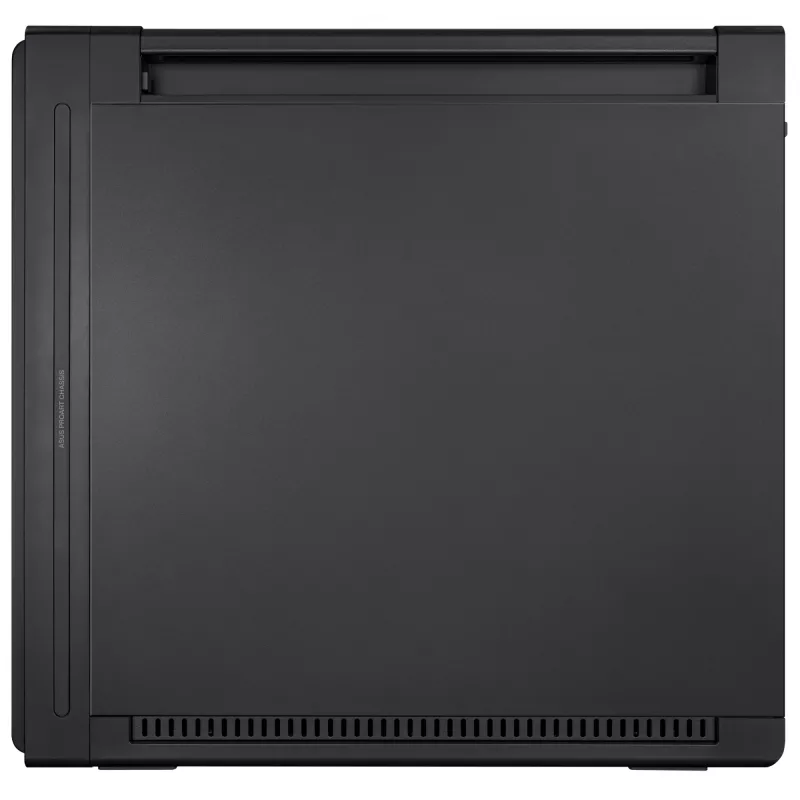 PC-korpus ASUS ProArt PA602 Midi Torn Must — ATX/EATX tugi, karastatud klaas, 2x200 mm esiventilaatorid, 360 mm ülemine radiaator, GPU kuni 450 mm