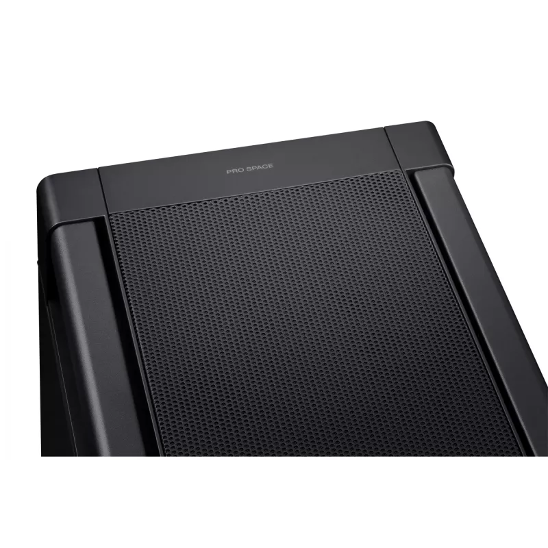 PC-korpus ASUS ProArt PA602 Midi Torn Must — ATX/EATX tugi, karastatud klaas, 2x200 mm esiventilaatorid, 360 mm ülemine radiaator, GPU kuni 450 mm