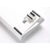 Ducky One 3 Mini Pure Valge klaviatuur mängimiseks USB saksa 61 klahvi RGB LED