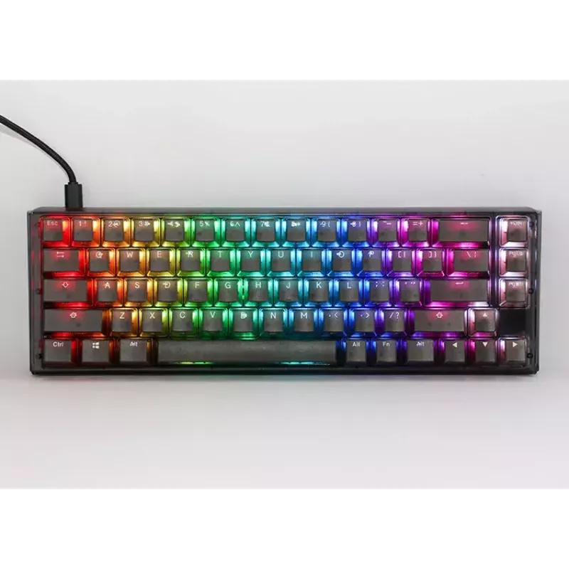 Ducky One 3 Aura SF klaviatuur mängimiseks USB QWERTY must 67 klahvi RGB