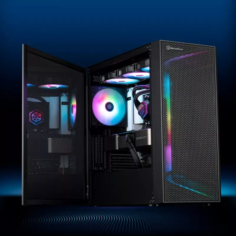 Arvutikorpus Silverstone SETA H1 Midi Tower Must