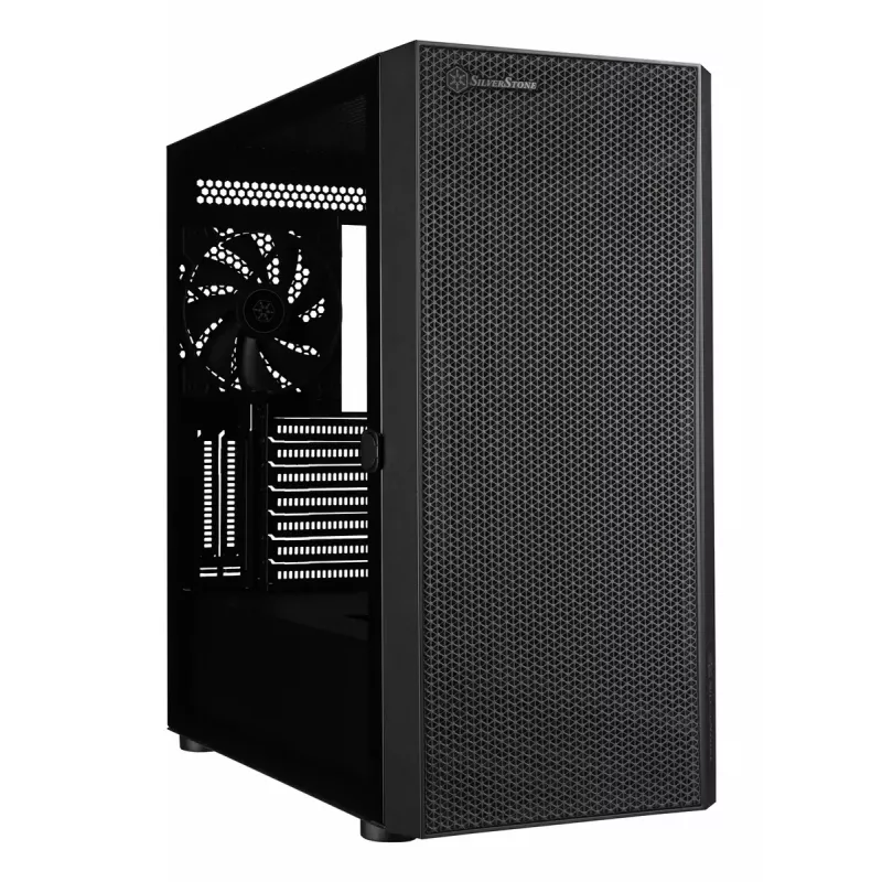 Arvutikorpus Silverstone SETA H1 Midi Tower Must