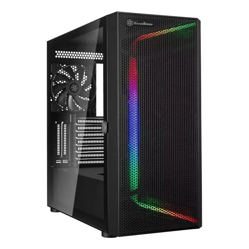 Arvutikorpus Silverstone SETA H1 Midi Tower Must