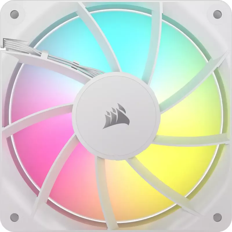 Fan Corsair RS120 ARGB 12 cm Valge 420-2100 RPM 3 pcs