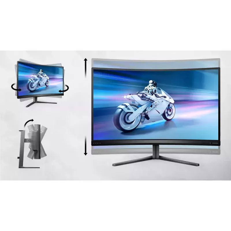 Philips Evnia 5000 32M2C5500W/00 arvutimonitor 80 cm (31,5 tolli) 2560 x 1440 pikslit Quad HD LCD must