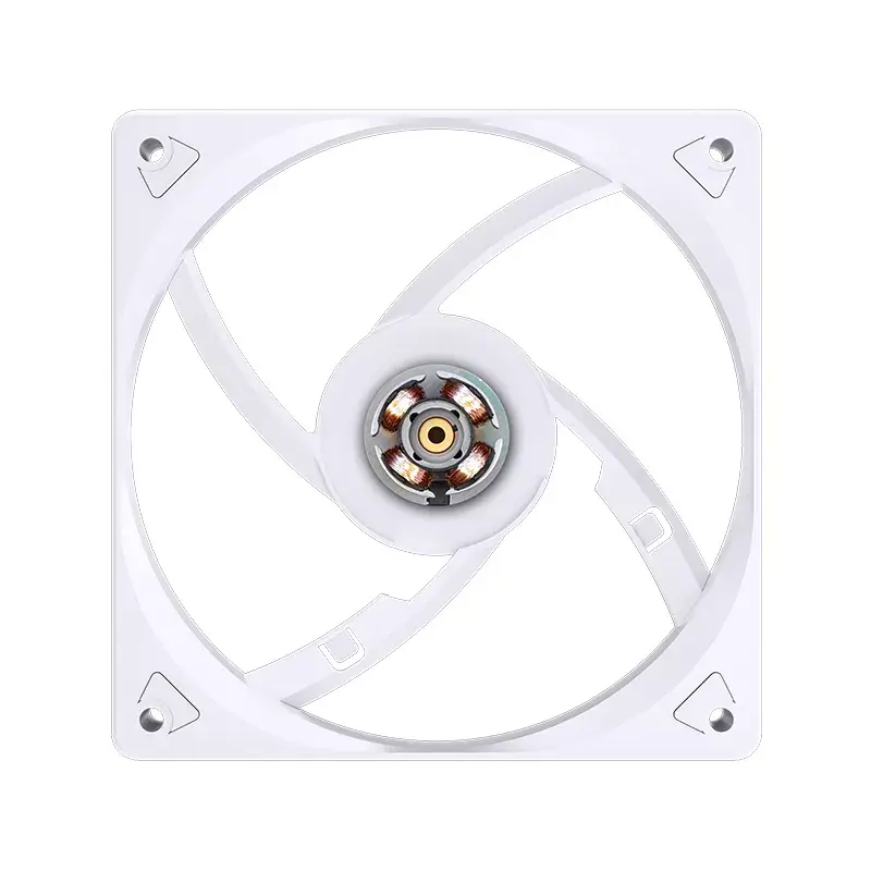 Jonsbo CR-3000 ARGB Valge ventilaator 12 cm 600–1500 RPM hüdrauliline