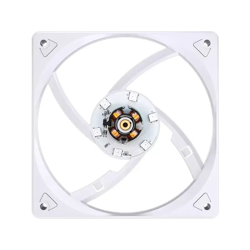 Jonsbo CR-3000 ARGB Valge ventilaator 12 cm 600–1500 RPM hüdrauliline