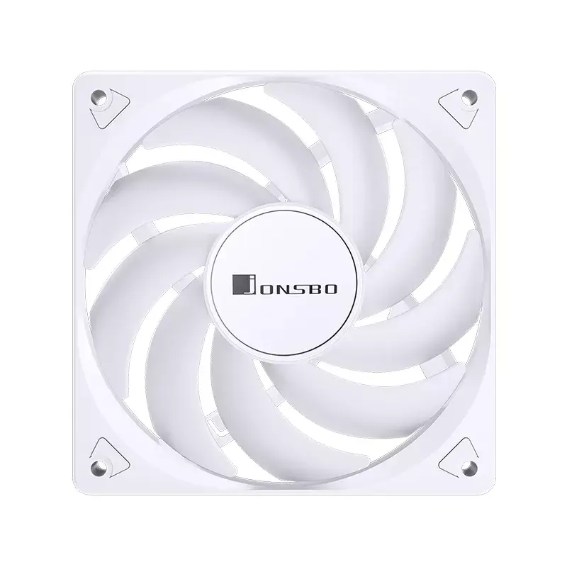 Jonsbo CR-3000 ARGB Valge ventilaator 12 cm 600–1500 RPM hüdrauliline