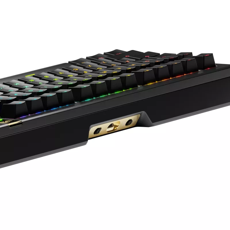 Mehaaniline mängurklaviatuur GLORIOUS GMMK 3 PRO HE 75% traadita RF + Bluetooth, RGB, US QWERTY, must