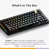 Mehaaniline mängurklaviatuur GLORIOUS GMMK 3 PRO HE 75% traadita RF + Bluetooth, RGB, US QWERTY, must