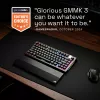 Mehaaniline mängurklaviatuur GLORIOUS GMMK 3 PRO HE 75% traadita RF + Bluetooth, RGB, US QWERTY, must