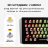 Mehaaniline mängurklaviatuur GLORIOUS GMMK 3 PRO HE 75% traadita RF + Bluetooth, RGB, US QWERTY, must