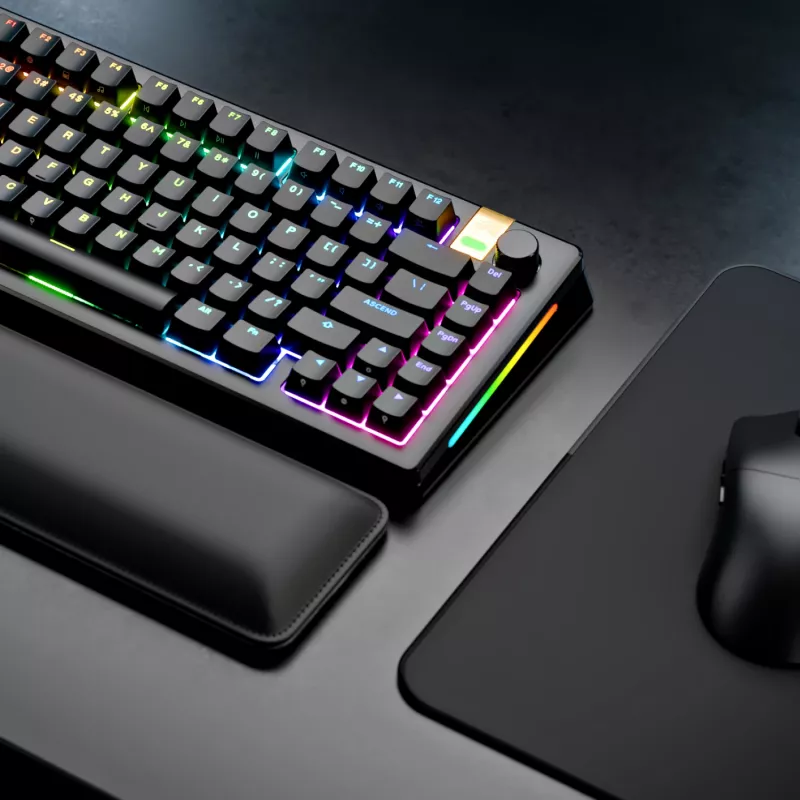 Mehaaniline mängurklaviatuur GLORIOUS GMMK 3 PRO HE 75% traadita RF + Bluetooth, RGB, US QWERTY, must