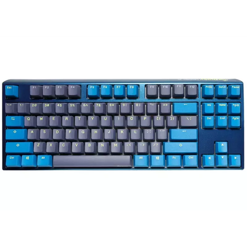 Ducky One 3 Daybreak TKL klaviatuur mängimiseks USB saksa sinine