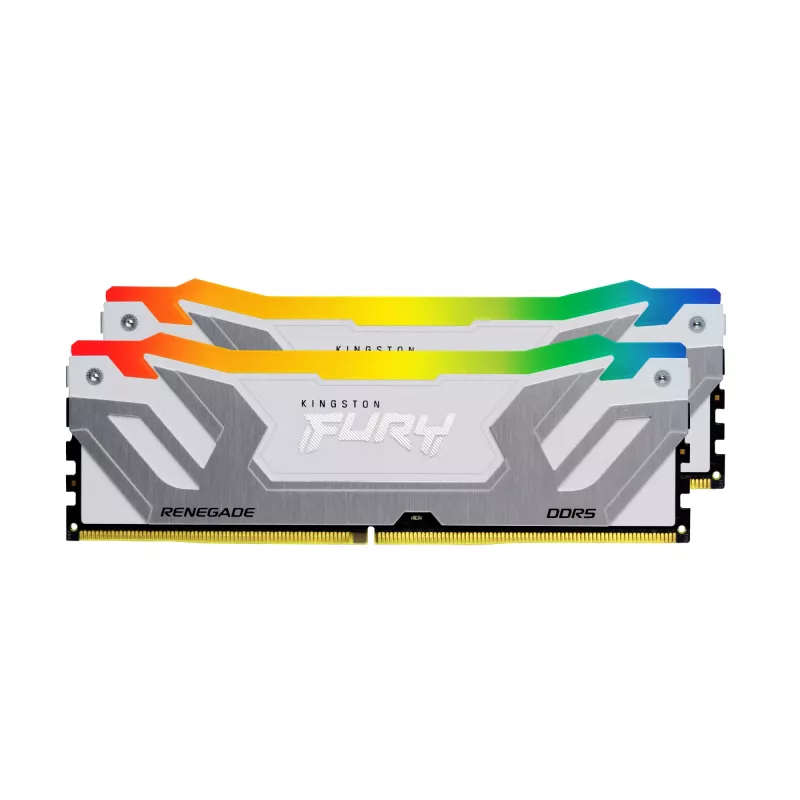 Kingston Technology FURY 48 GB 8400 MT/s DDR5 CL40 CUDIMM (2 komplekt) Renegade RGB Valge XMP