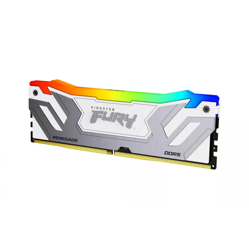 Kingston Technology FURY 48 GB 8400 MT/s DDR5 CL40 CUDIMM (2 komplekt) Renegade RGB Valge XMP