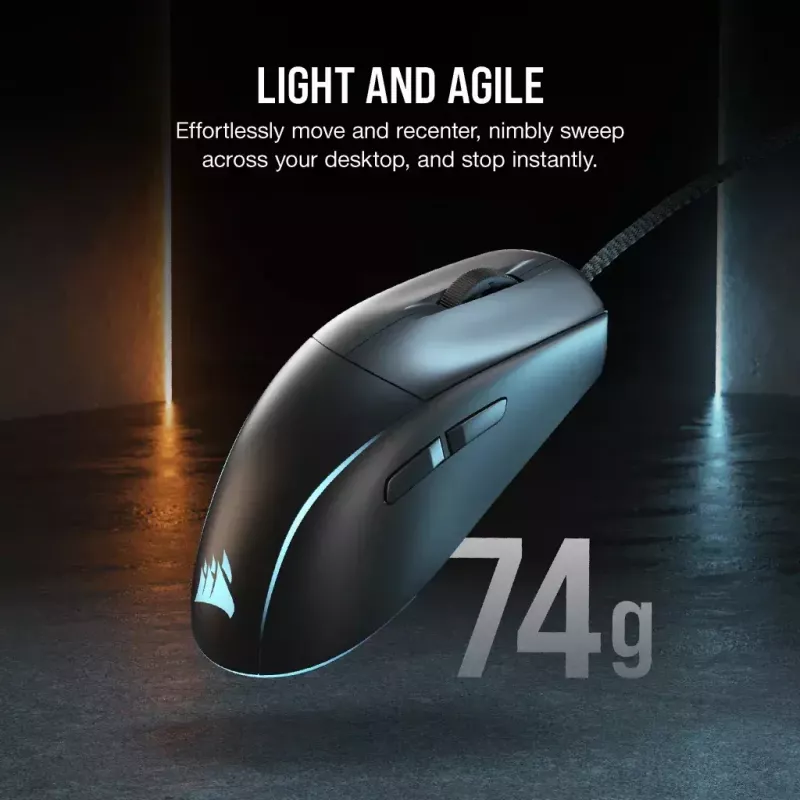 Hiir Corsair M75 Lightweight RGB USB Type-A
