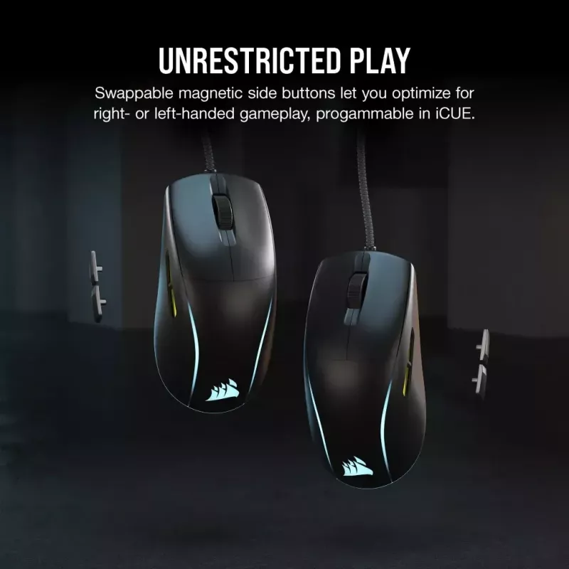 Hiir Corsair M75 Lightweight RGB USB Type-A
