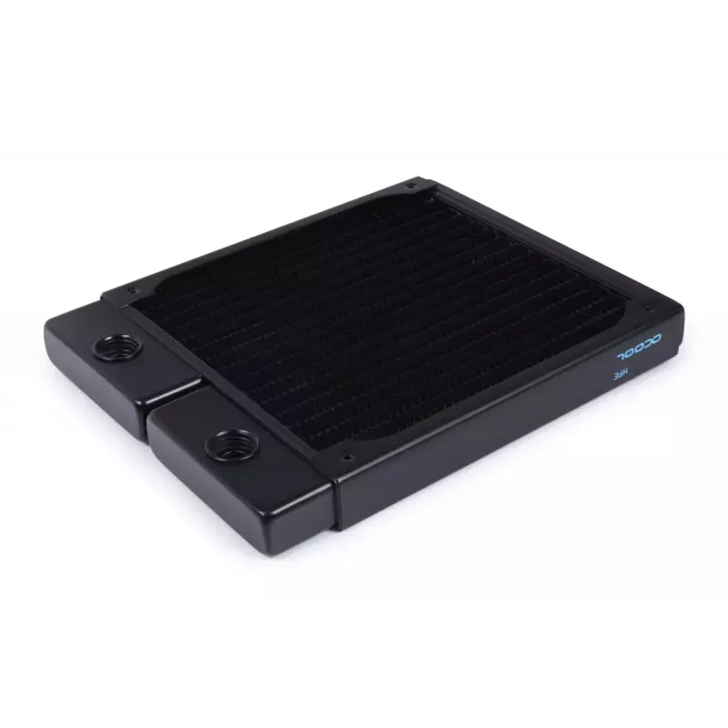 Radiaator Alphacool 14443 messing vask roostevaba teras must 140mm