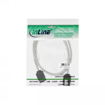 InLine SATA 6Gb/s ümar kaabel riividega 0,5m